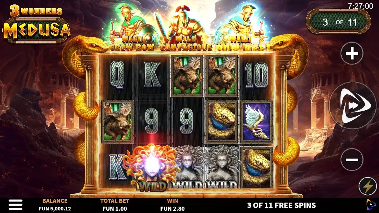 Free Spins in progress