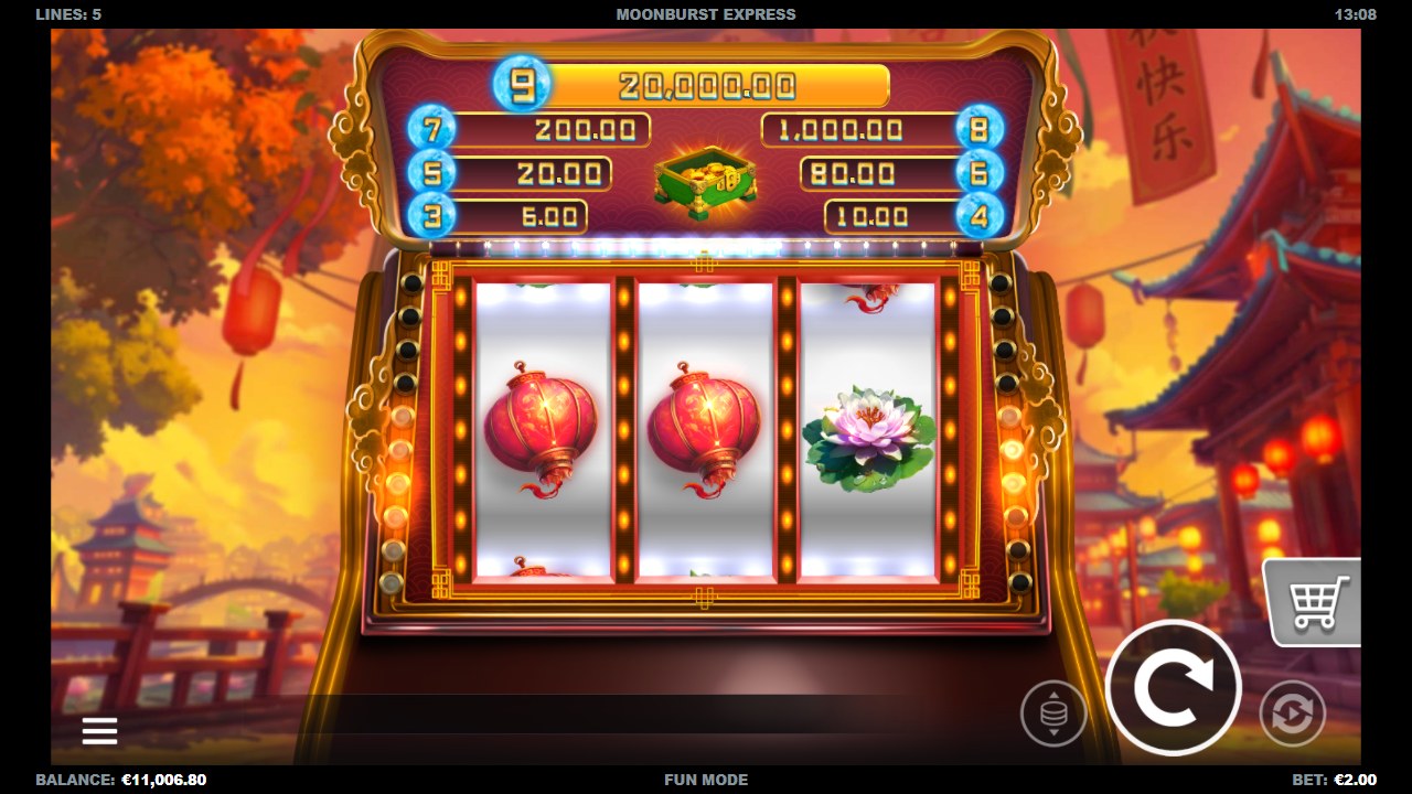 Moonburst Expressin peruspeli